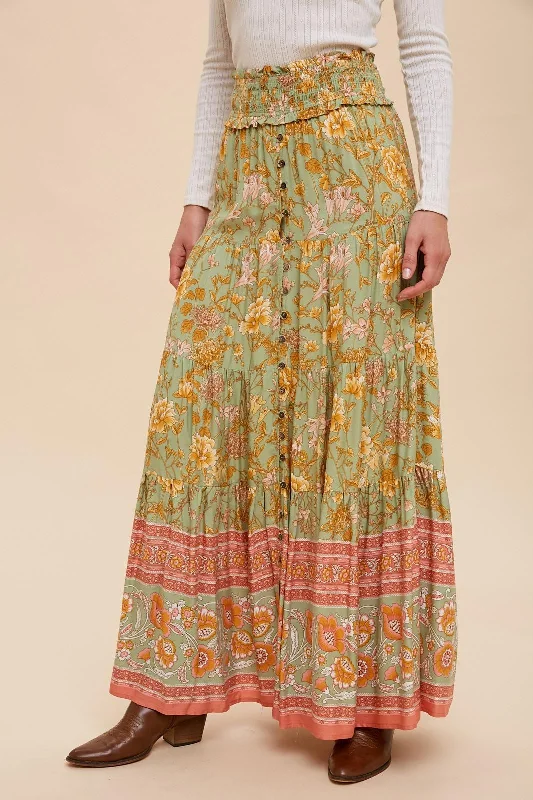 Armless Maxi Dresses -Armless Maxi Dresses -Kiwi Boho Maxi Skirt