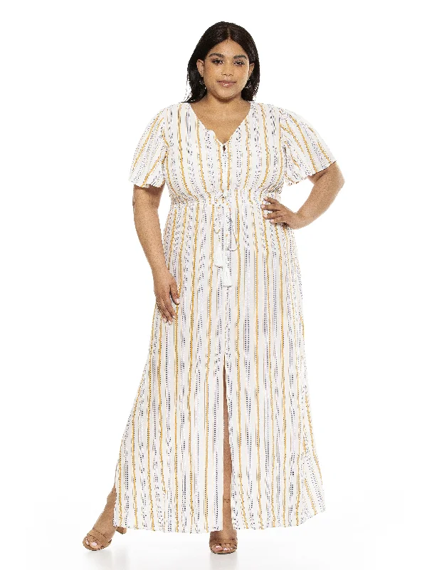 Layered Cerulean Maxi Dresses -Layered Cerulean Maxi Dresses -Gianna Maxi Dress - Plus Size