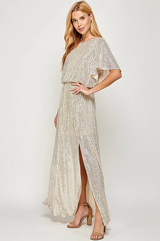 Amber Choker Celebration Maxi Dresses -Amber Choker Celebration Maxi Dresses -Sparkle & Shine Maxi