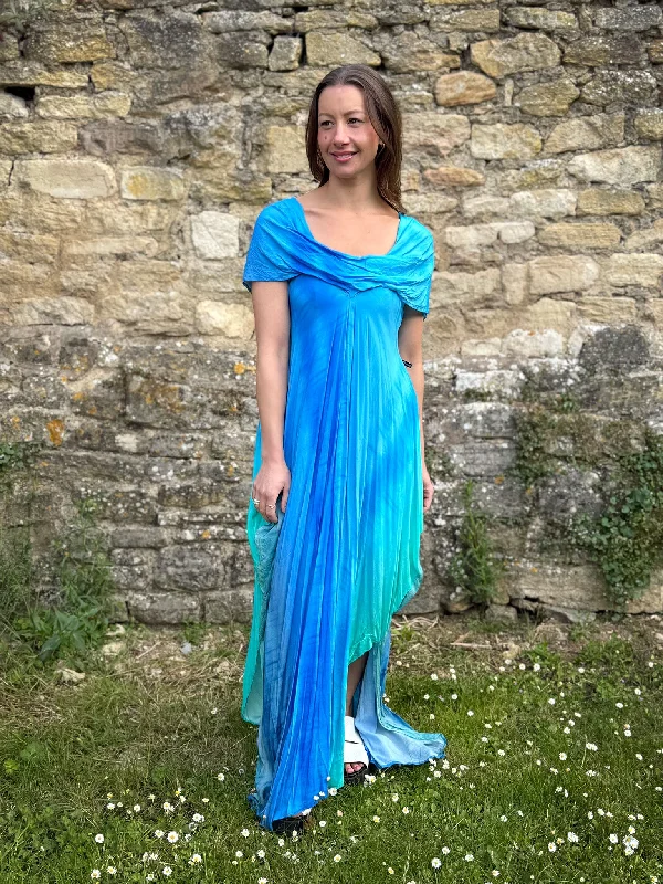 Economical Amber Maxi Dresses -Economical Amber Maxi Dresses -Blue Ombre Maxi Dress - PAKA9