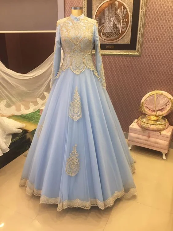 Teal Evening Dress -Charming Prom Dress,Elegant Evening Dress,Quinceanera Dresses C2043