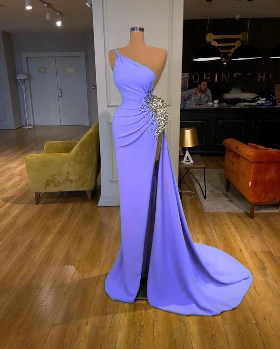 Magenta Luxe Banquet Evening Dress -Purple Long Prom Dress,Prom Dresses,Pageant Dress,Evening Dress,Graduation School Party Gown C1205