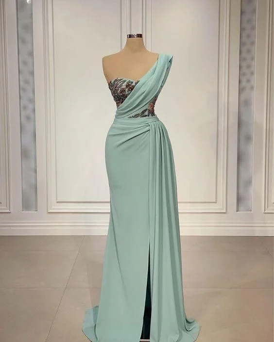 Princess Debutante Evening Dress -Sleeveless Party Evening Long Prom Dress  C2098