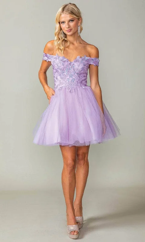 Party Dress Vintage-Dancing Queen 3373 - Tulle Embroidered Cocktail Dress