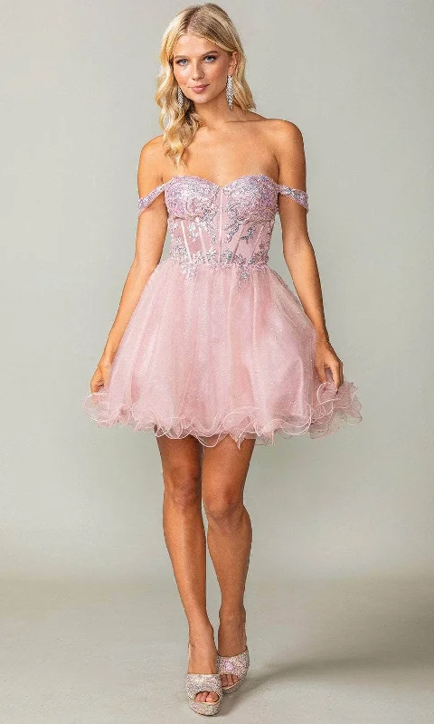 Party Dress Fancy Night-Dancing Queen 3383 - Sweetheart Cocktail Dress